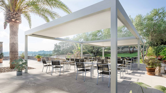 Gibus bioklimatische Pergola - Med Twist