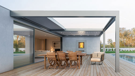 Gibus bioklimatische Pergola - Velvet